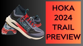 Hoka 2024 Trail Shoe Previews From The Running Event Austin TX 2023 [upl. by Pleione47]