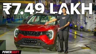 NEW XUV 3XO — ADAS Panoramic Sunroof and More — First Look  PowerDrift [upl. by Dlabihcra]