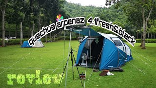 quechua arpenaz family 41 freshampblack รีวิว Quechuaรีวิวกางเต็นท์แคมป์ปิ้งreview [upl. by Aleb69]