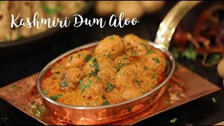 Kashmiri Dum Aloo  Potato Recipes  Aloo Recipes  Side dish for Chapthi [upl. by Kath]