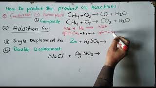 How to predict products of chemical reactions  chemistry [upl. by Manvel]