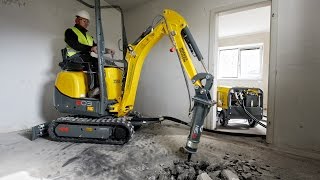 Emissionsfreier Bagger in Aktion  Wacker Neuson 803 dual power [upl. by Voe]