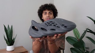 YEEZY FOAM RUNNER quotONYXquot REVIEW  ON FOOT  SIZING amp MORE [upl. by Tonjes263]