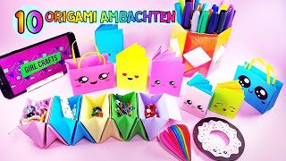 10 COOLE PAPIER AMBACHTEN DIE JE THUIS MOET PROBEREN TE DOEN tijdens Quarantaine  Origami Hacks [upl. by Eniamert]