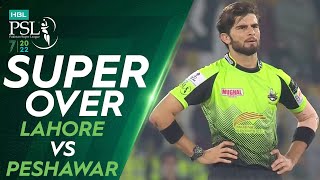 Super Over  Lahore Qalandars vs Peshawar Zalmi  HBL PSL 7  ML2L [upl. by Llednyl]