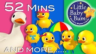 Five Little Ducks  1 Hour of LittleBabyBum  Nursery Rhymes for Babies ABCs and 123s  LBB [upl. by Kasey]