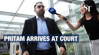 Pritam Singh under police probe over Raeesah Khan lying case arrives at court [upl. by Belinda]