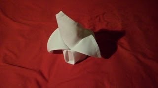 How To Fold Napkins  Crown Fold Napkin Folding [upl. by Hanad260]