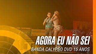 Banda Calypso  Agora eu não sei DVD 15 Anos Ao Vivo em Belém  Oficial [upl. by Annahael]