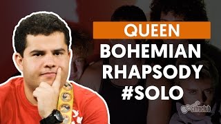 Bohemian Rhapsody  Queen How to Play  Guitar Solo Lesson [upl. by Clapper]