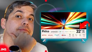 Testei a Smart TV 32 Philco LED com Android Excelente CustoBenefício [upl. by Jobey]