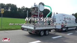 mobiler Separator  der neue ARMA Split [upl. by Woll]