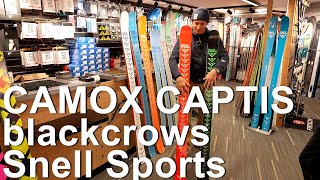 Skis CAMOX CAPTIS All Terrain Skis blackcrows Snell Sports Chamonix montagne piste hors pistes [upl. by Isied]