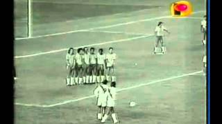 1975 September 30  Teofilo Cubillas  Perú vs Brasil semifinal Copa America [upl. by Aihsas577]