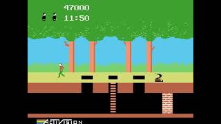 Pitfall MSX video game port  20minute 114000pts session 🎮 [upl. by Eelynnhoj]