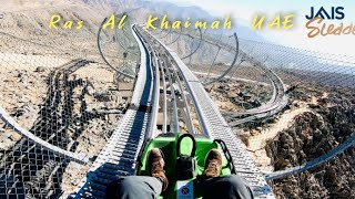 Jebel Jais Ras Al Khaimah UAE  Jais Sledder An Ultimate Alphine Coaster Experience  4K60fps [upl. by Burd]