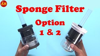 DIY Sponge Filter for Gravel amp Bare Bottom Aquariums [upl. by Torrence]