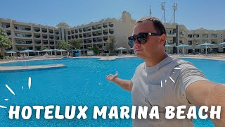 Коротко про  HOTELUX MARINA BEACH 4  Египет ХУРГАДА 2023 [upl. by Dougal681]