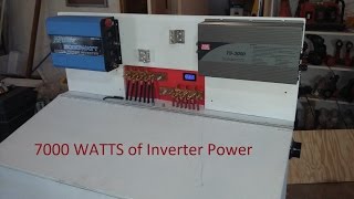 Dual Inverter Install Mean Well amp NPower  7000 watts total info Below [upl. by Danell362]