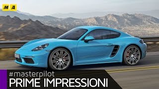 Porsche Cayman 718  Primo test ENGLISH SUB [upl. by Farly]