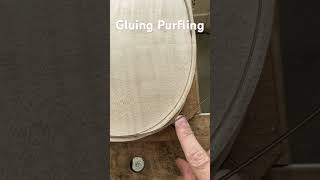 Gluing purfling badiarov daspalla woodworking luthier violin violinmaking wood [upl. by Aitan]