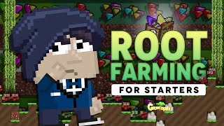 How To Root Farm in Growtopia Starters Guide [upl. by Hatnamas]