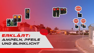 Ampeln Pfeile und gelbes Blinklicht [upl. by Lhamaj623]