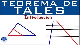 Teorema de Tales  Introducción [upl. by Necyla]