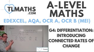 ALevel Maths G405 Differentiation Introducing Connected Rates of Change [upl. by Atiuqan]