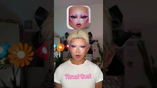 Roblox Makeup in REAL LIFE Well yes roblox dresstoimpress shorts [upl. by Dimo]