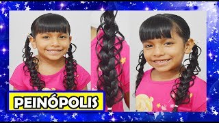 Peinados Faciles y Rapidos para Niña 💗 Trenzas con Volumen [upl. by Su]