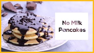 How to Make Pancakes Without Milk  Fustanycom [upl. by Yesdnyl]