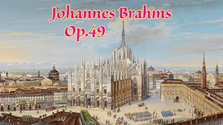 Johannes Brahms  Op49 Five Lieder [upl. by Richie909]