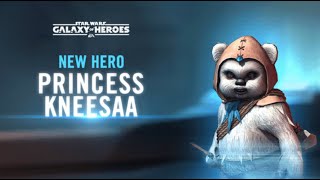 This NEW Team Will Drive You MAD  Bow Down to the Ewoks  Princess Kneesaa Gameplay Review  SWGoH [upl. by Nomi]