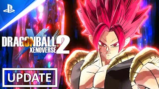 DRAGON BALL XENOVERSE 2  Super Saiyan God Free Update [upl. by Acinoj931]