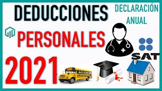 Deducciones Personales para 2021  Declaración Anual 2020 [upl. by Sadowski201]