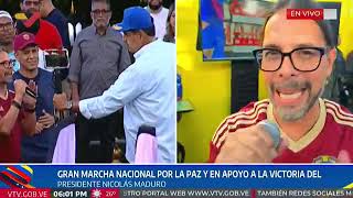 Nicolás Maduro se resiste a considerarse un perdedor y defiende su posición en la plaza pública [upl. by Fital194]