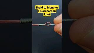 The Albright Knot for Braid to Mono or Fluorocarbon [upl. by Allekram]