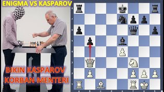 Gary Kasparov vs Rey Enigma  Korban Menteri Mengejutkan  Paris 2022 [upl. by Nelleh]