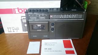 RFT KR 660 RADIO RECORDER DDR [upl. by Oulman]