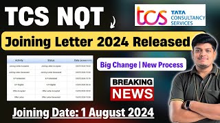 🔥TCS Joining Letter Released  Breaking News  TCS Joining Letter 2024  Joining Survey  Big Change [upl. by Migeon]