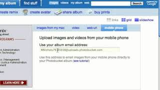 Photobucket Tutorial Uploading Photos From Mobile Devices [upl. by Richel]