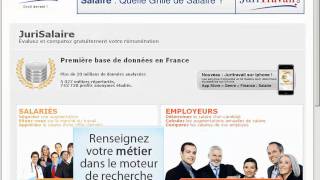 Evaluez gratuitement votre salaire avec juritravail  mode demploi [upl. by Arahsak]