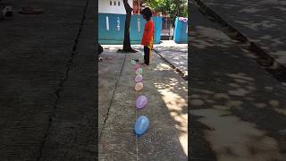 Meletuskan balon warna warni [upl. by Newol]