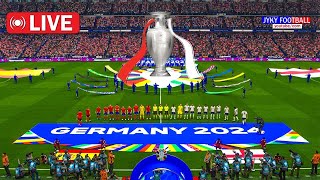 🔴LIVE  SPAIN vs ENGLAND UEFA EURO FINAL 2024  Full Match eFootball PES Gameplay PC  Match Today [upl. by Scoles]