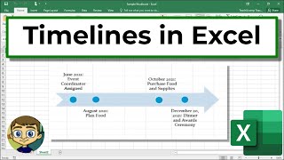 Create a Timeline in Excel [upl. by Sturdivant]