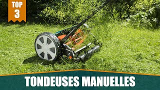 MEILLEURES TONDEUSES À GAZON MANUELLES  COMPARATIF [upl. by Irual535]