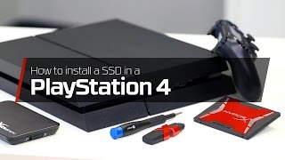 How to upgrade the PS4 with a SSD  HyperX [upl. by Peacock]