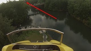 Verbolten  Busch Gardens Williamsburg Roller Coaster On Ride POV Storm SettingYellow Train [upl. by Dami738]