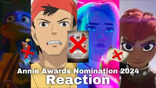 Annie Awards Nomination 2024 Reaction [upl. by Sharlene]